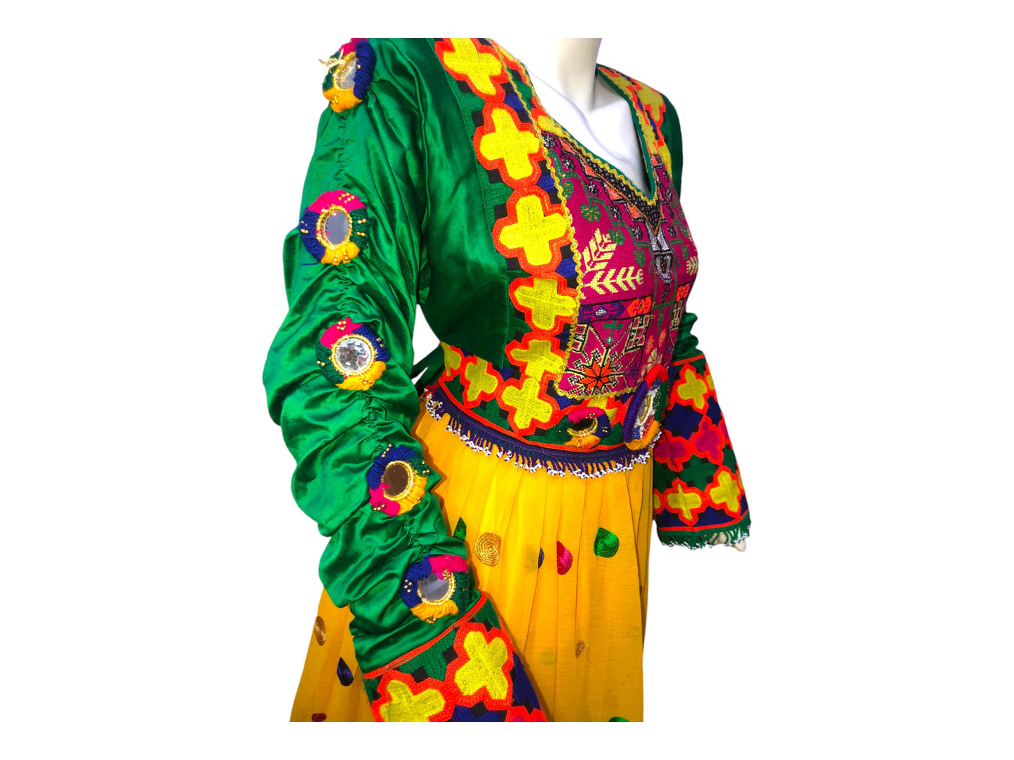 afghan traditional dress for women in XL size | 3pcs complete Cultural Embroidered women's frock shalwar set | frock Dubata afghani shalwar