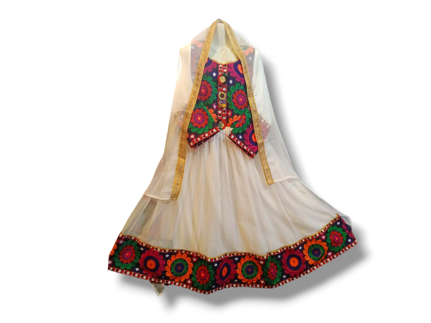 Afghani Embroidered dress, Traditional Shalwar suit for women, Afghanistani attire, Sindhi cultural dress, partywear Shalwar kameez, ethnic