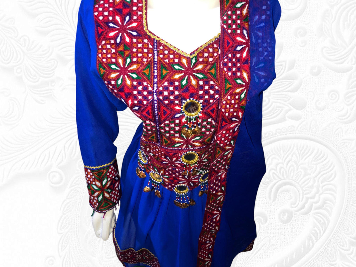 Afghani cultural stiched shalwar kameez for Women | afghan traditional partywear dress, formal ready to wear frock dress for female,