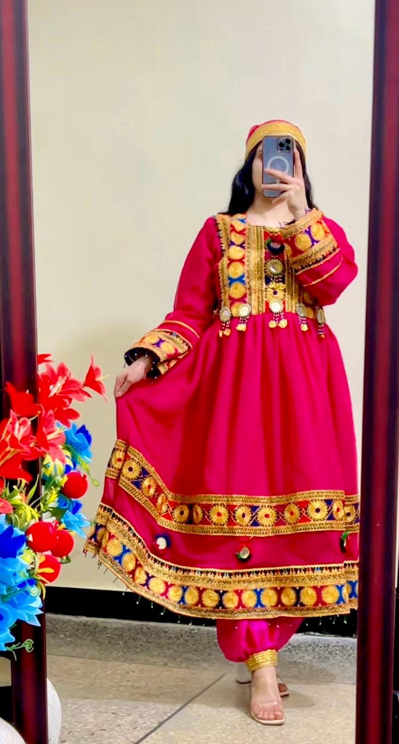 Elegant Ethnic frock Dress | Formal Shalwar Suit for Women | party wear, Embroidered patchwork Dubatta, Shalwar