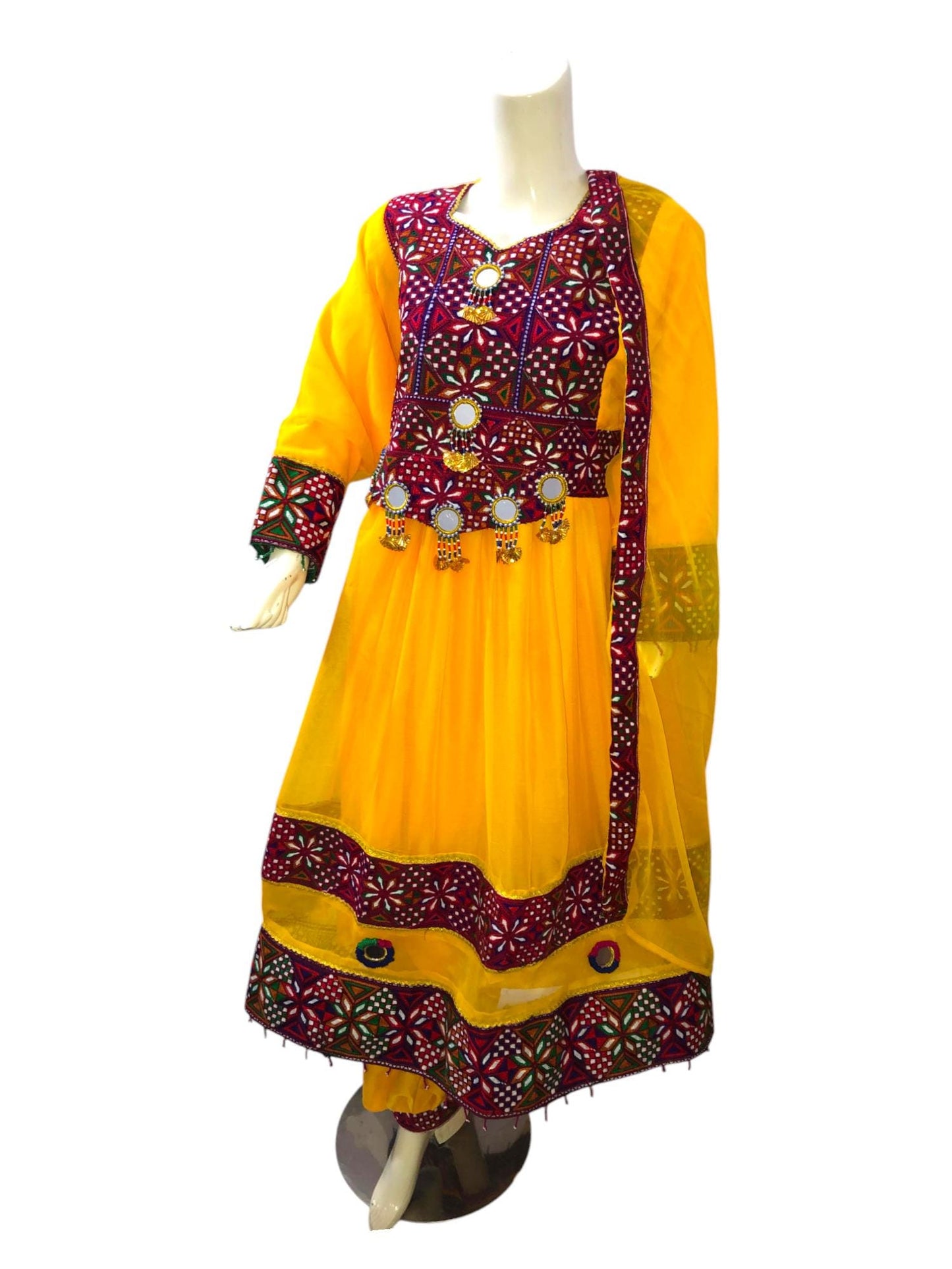 Afghani cultural stiched shalwar kameez for Women | afghan traditional partywear dress, formal ready to wear frock dress for female,